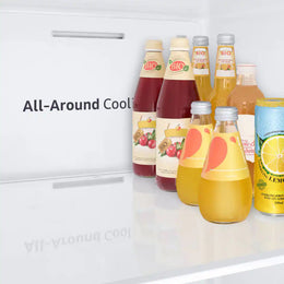 Samsung - 36 in. Wide 27.4 cu. ft. Side-by-Side Refrigerator with Large Capacity - Stainless Steel