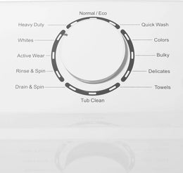 Package - Insignia™ - 3.7 Cu. Ft. High Efficiency 12-Cycle Top-Loading Washer and 6.7 Cu. Ft. Electric Dryer with Sensor Dry - White