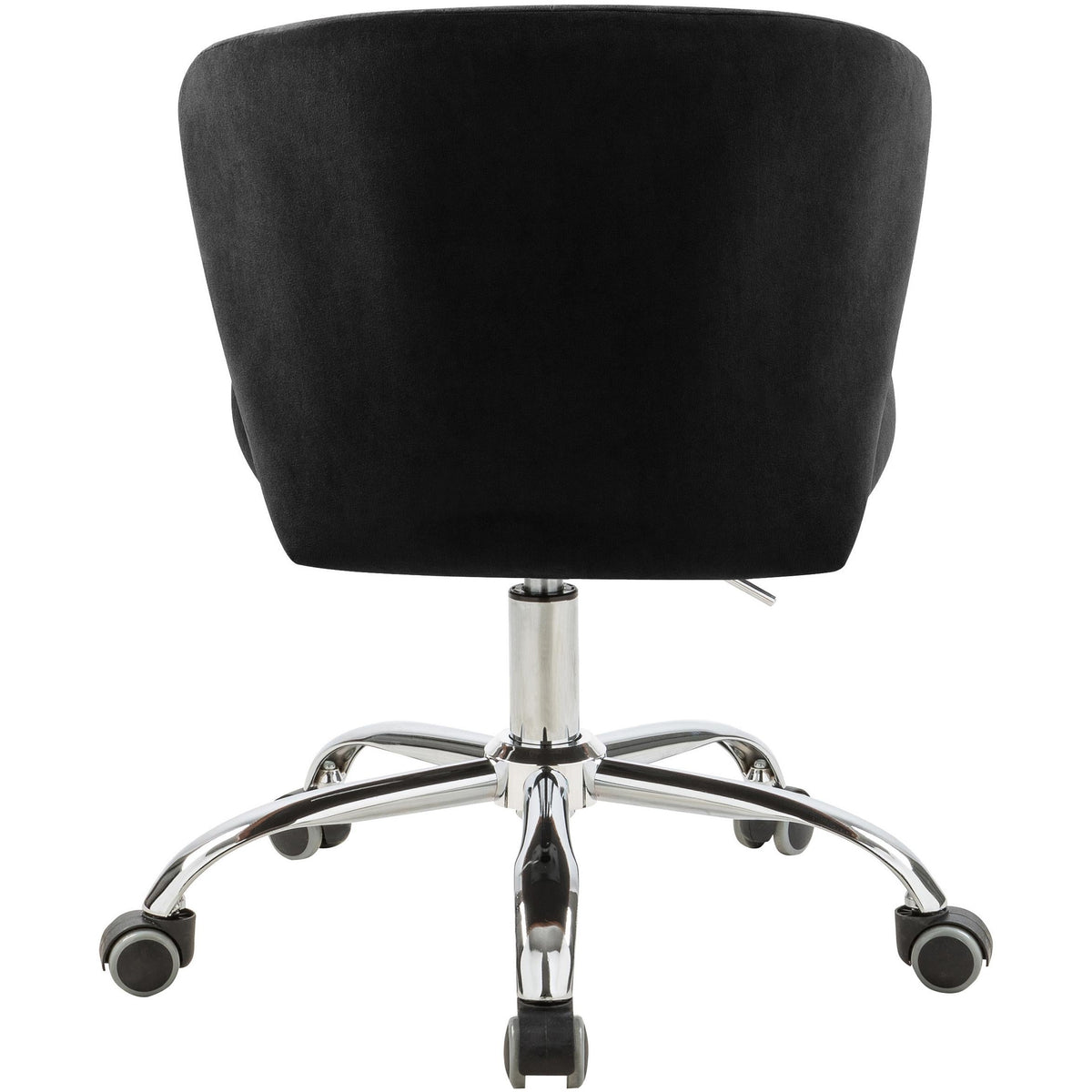 Meridian Finley Black Velvet Office Chair