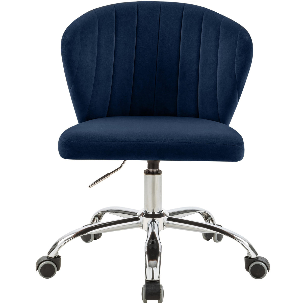 Meridian Finley Navy Velvet Office Chair