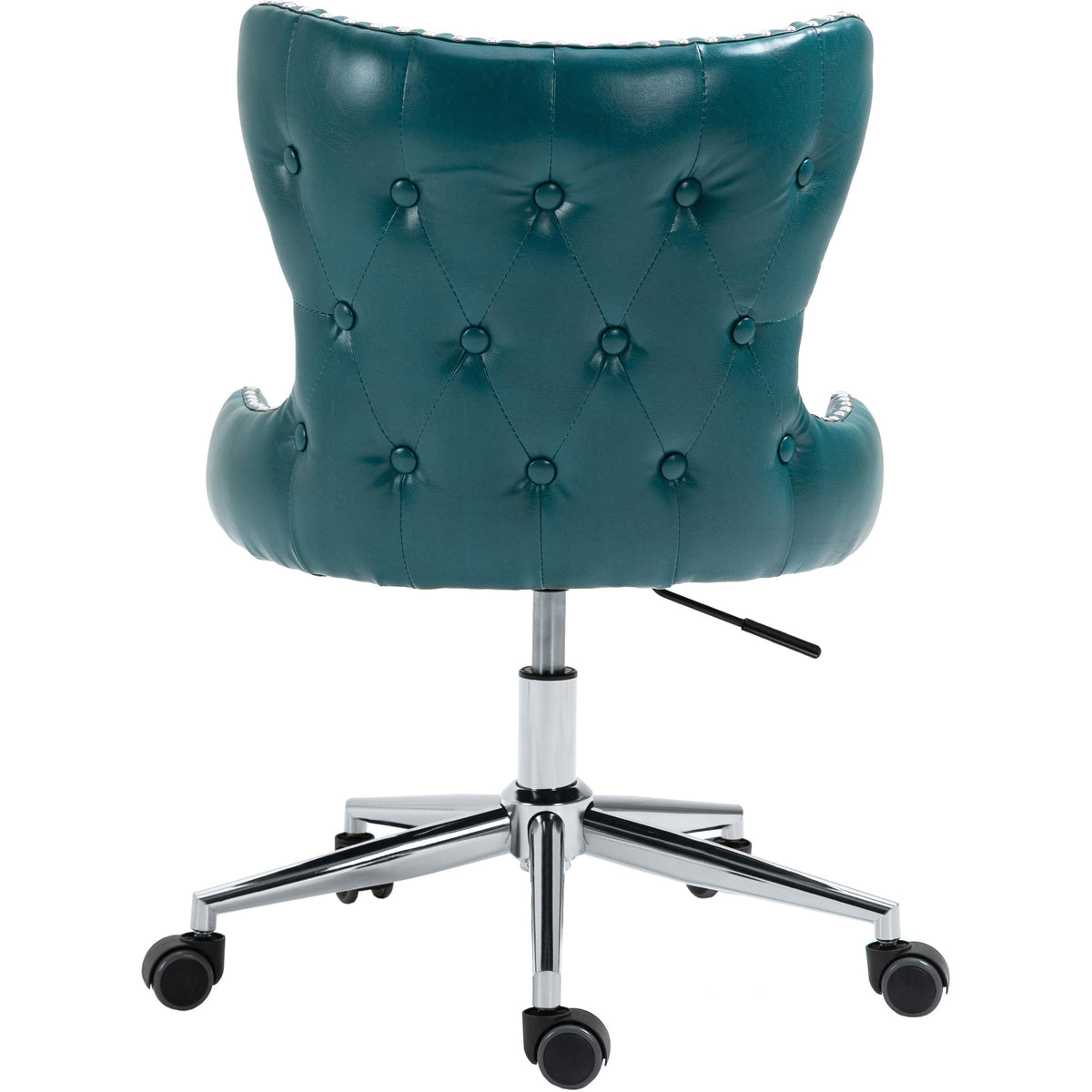 Meridian Hendrix Blue Vegan Leather Office Chair