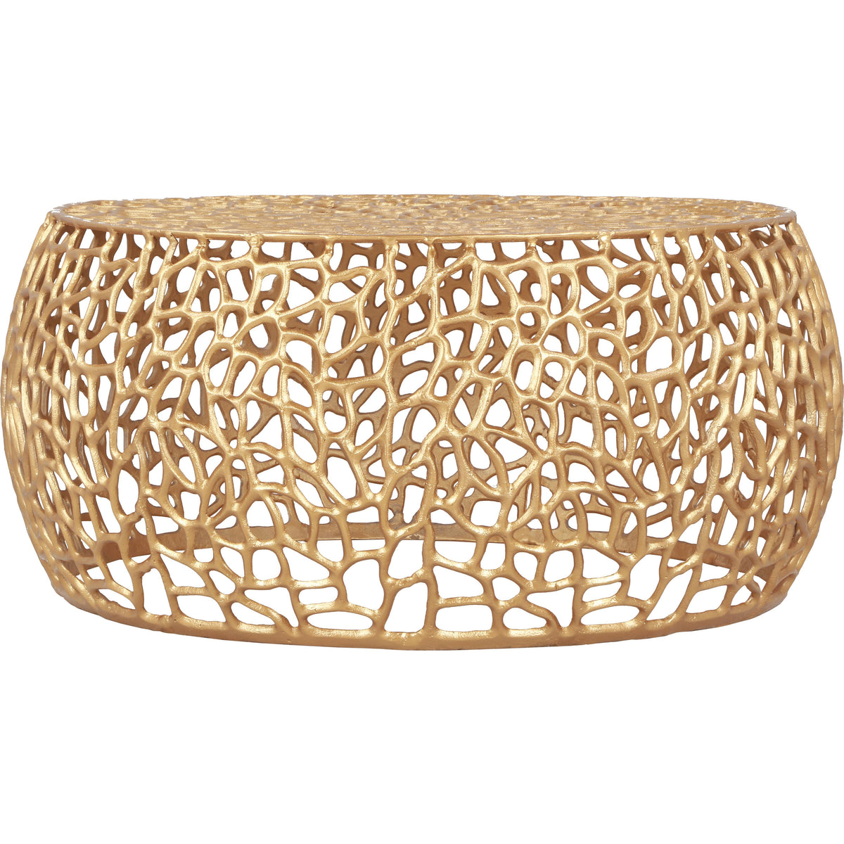 Meridian Priya Gold Coffee Table