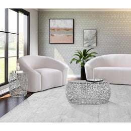 Meridian Priya Silver Coffee Table