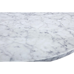 Meridian Omni White Faux Marble Coffee Table