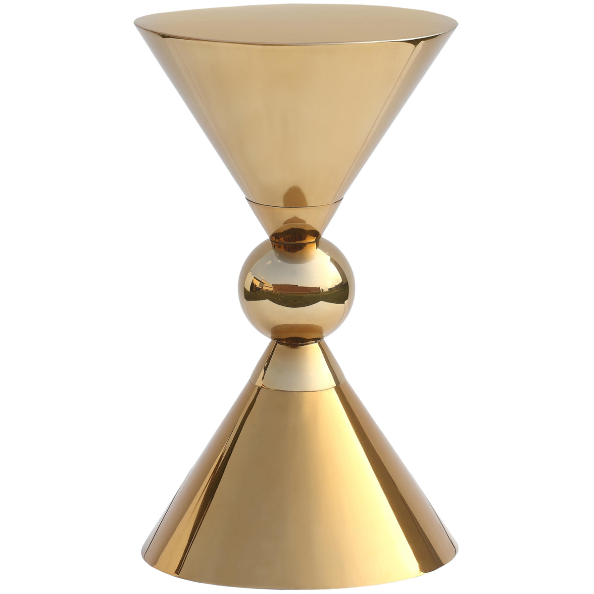 Meridian Malia Gold End Table