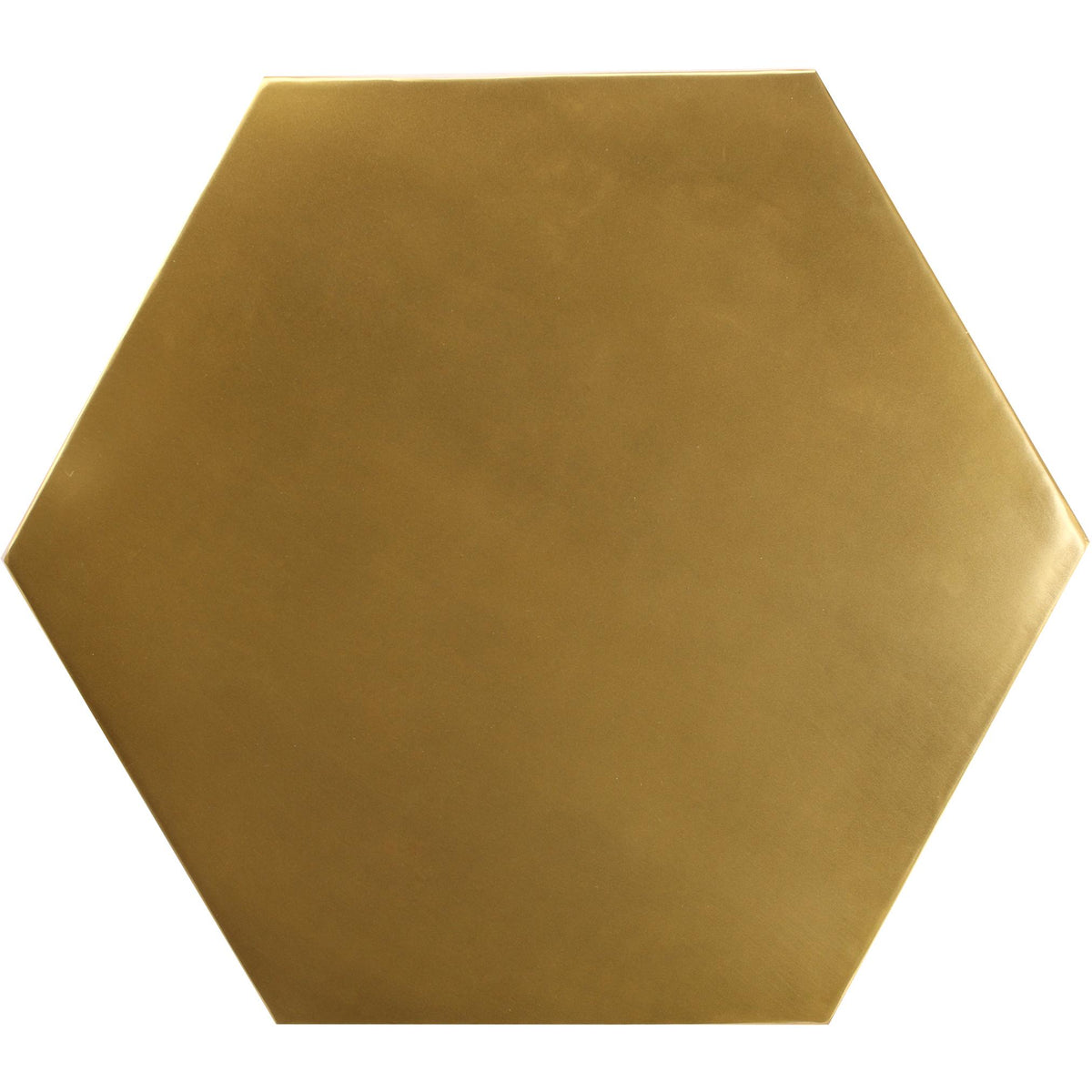 Meridian Hexagon Brushed Gold Coffee Table