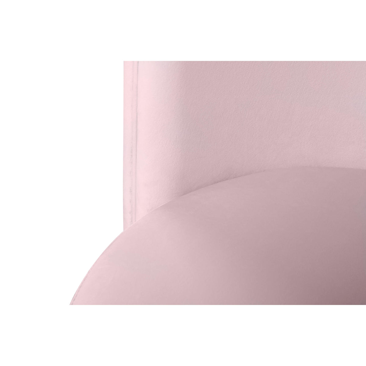 Meridian Rotunda Pink Velvet Accent Chair