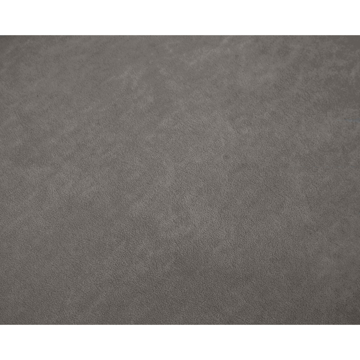 Meridian Cozy Grey Velvet Ottoman