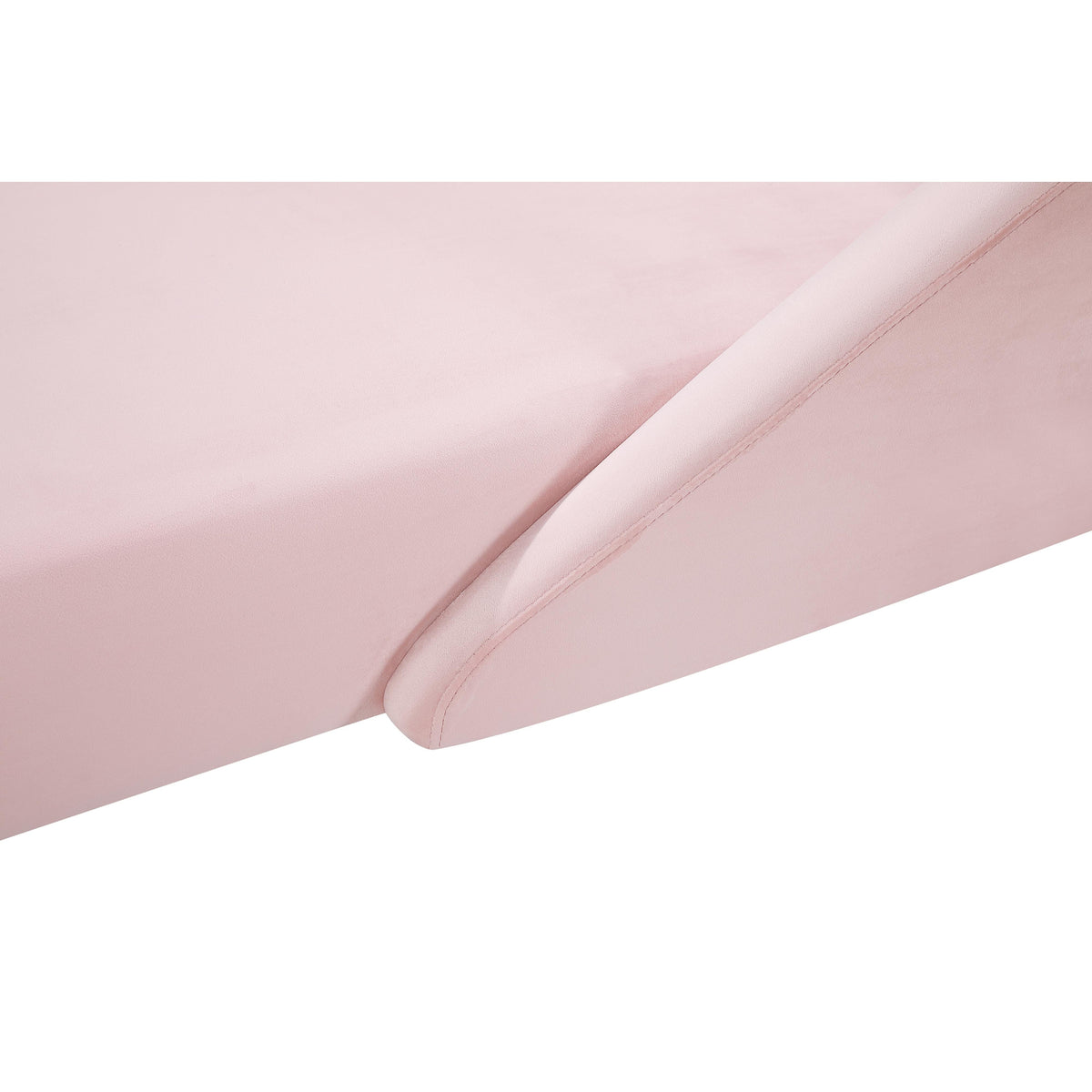 Meridian Nolan Pink Velvet Chaise