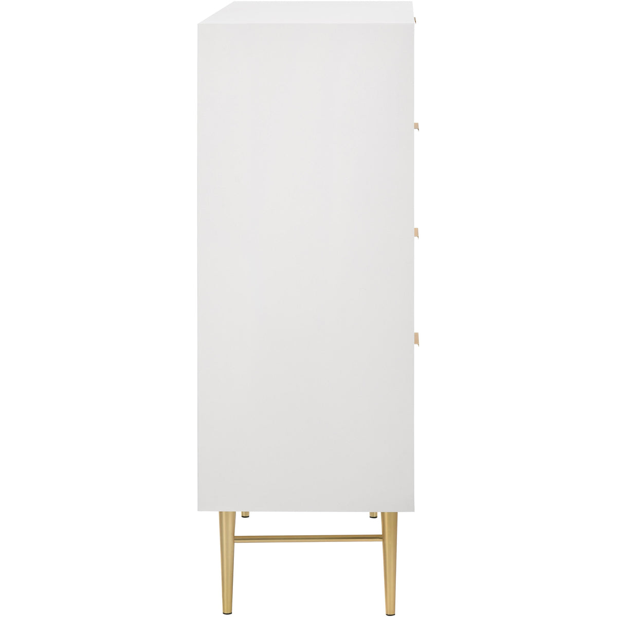 Meridian Modernist White Gloss Chest
