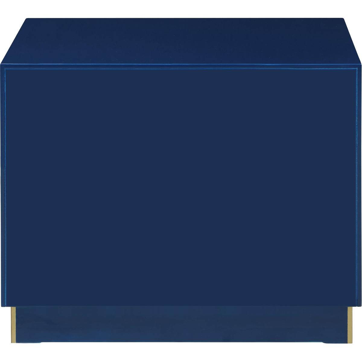 Meridian Cosmopolitan Navy Lacquer Side Table