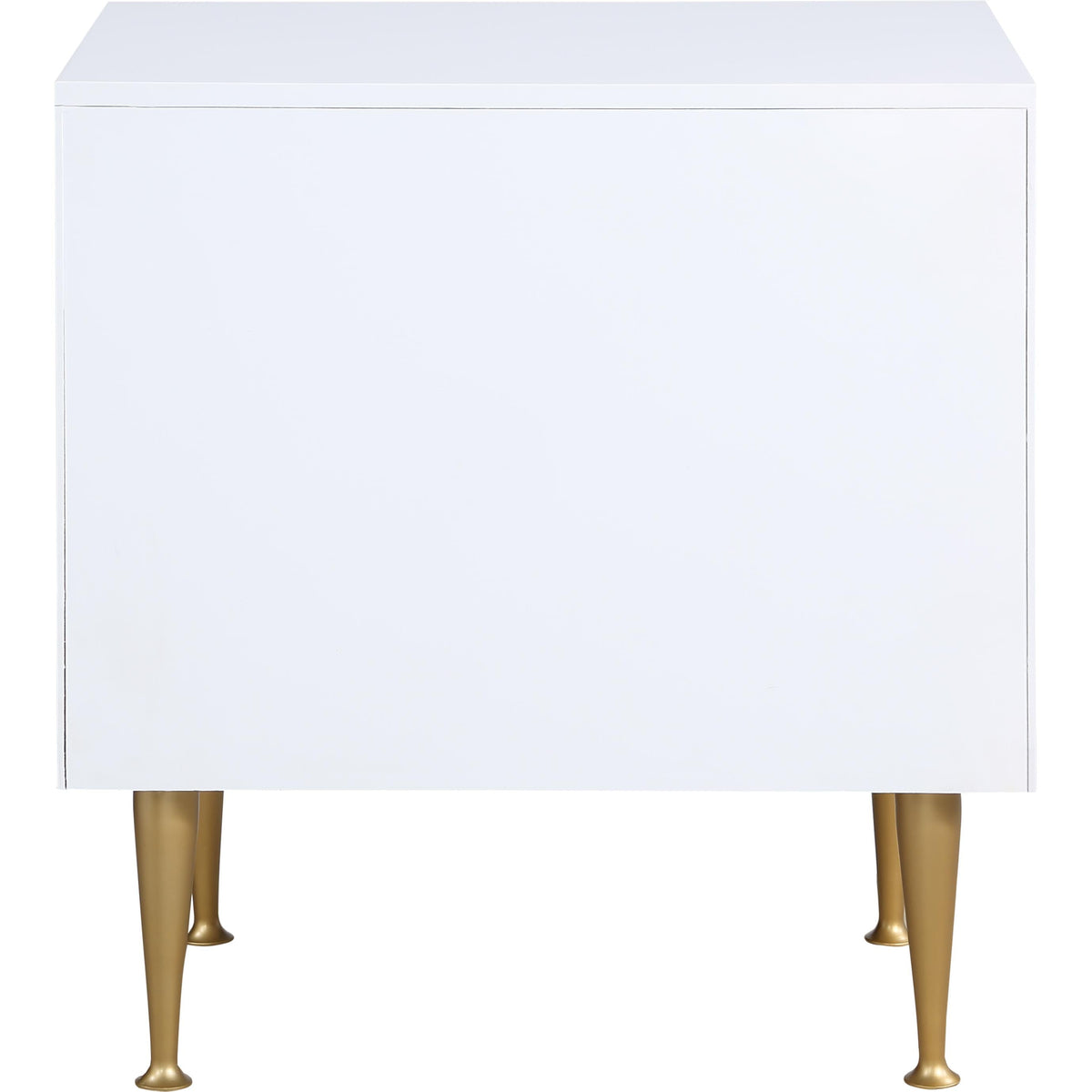 Meridian Marisol White Night Stand