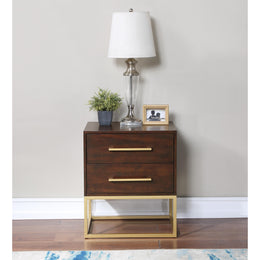 Meridian Maxine Brown Night Stand