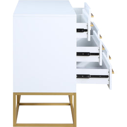 Meridian Maxine White Dresser