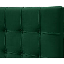 Meridian Elly Green Velvet King Bed