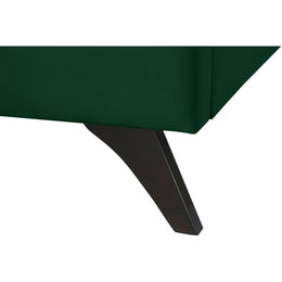 Meridian Elly Green Velvet Queen Bed