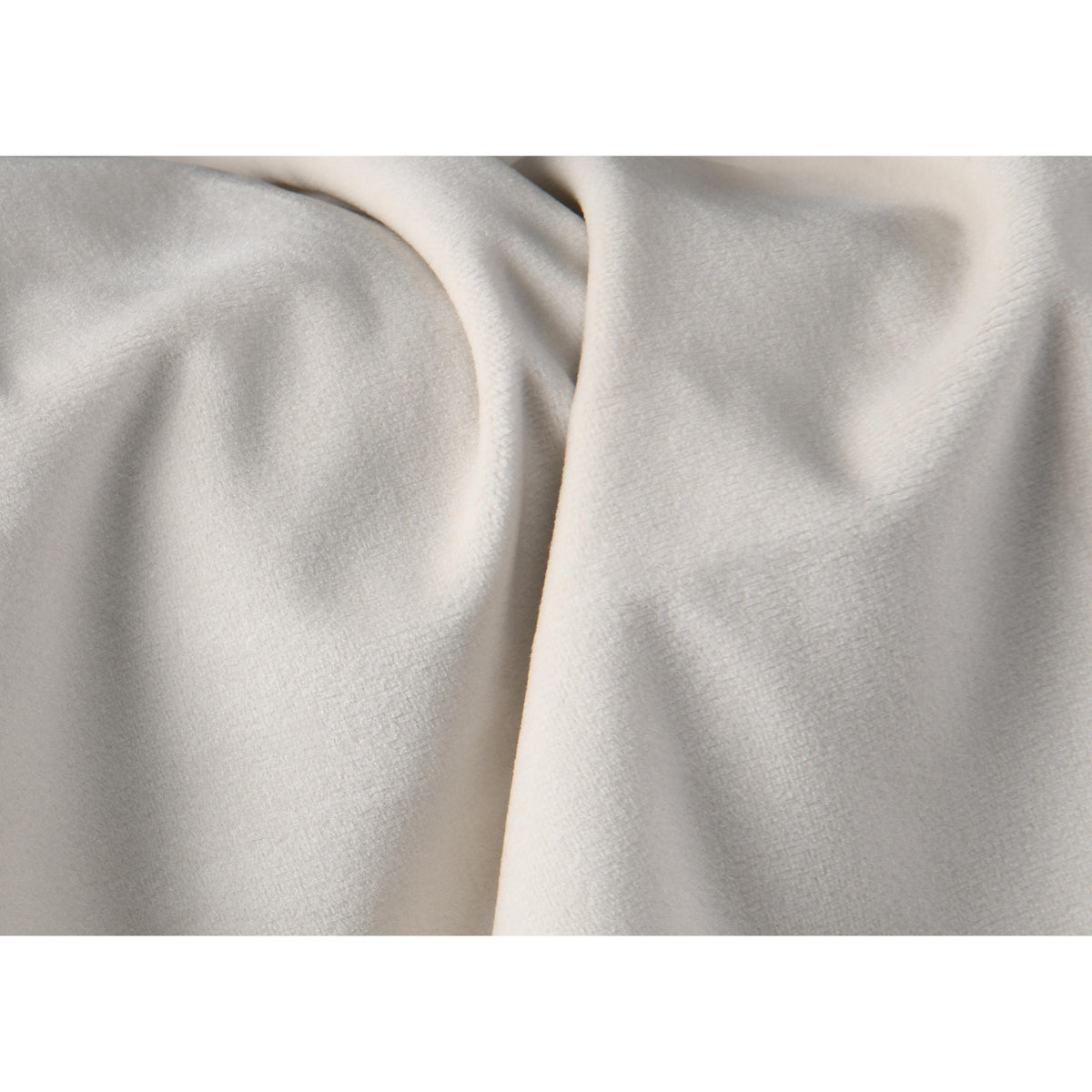 Meridian Elly Cream Velvet Twin Bed