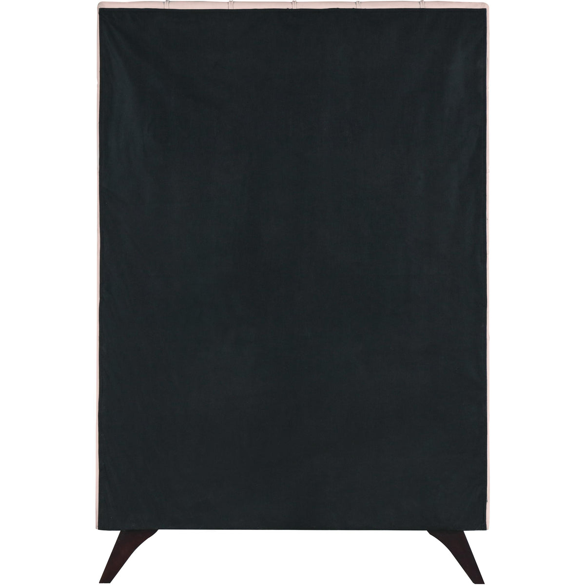 Meridian Elly Pink Velvet Twin Bed