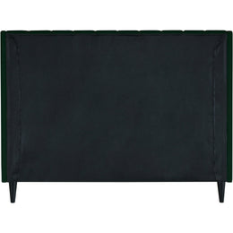 Meridian Eva Green Velvet King Bed