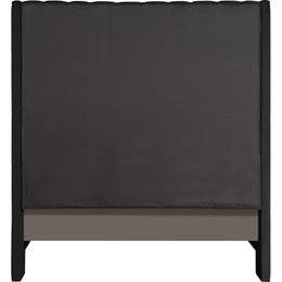 Meridian Fritz Black Velvet Full Bed