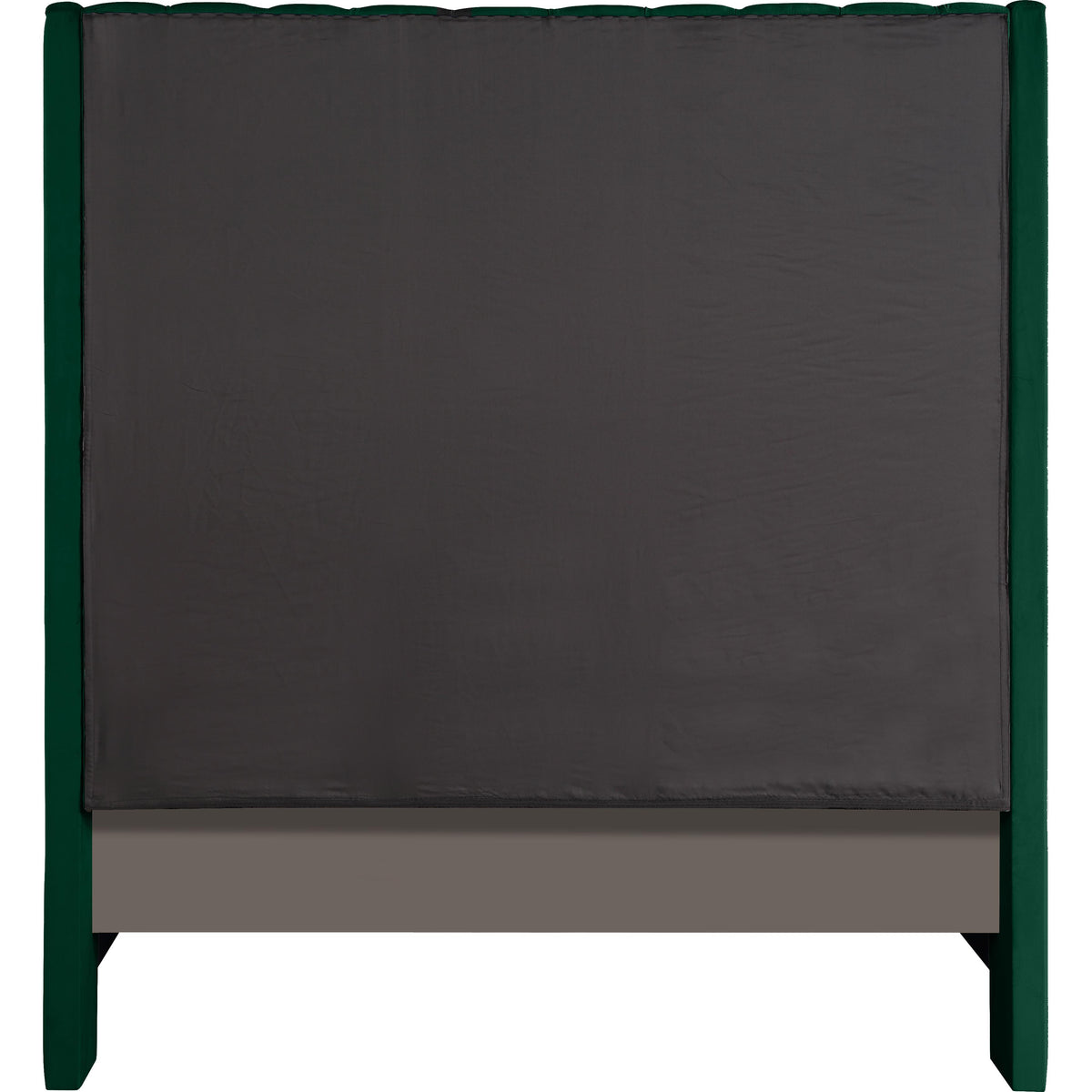 Meridian Fritz Green Velvet Queen Bed