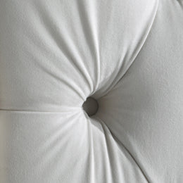 Meridian Fritz Cream Velvet Twin Bed