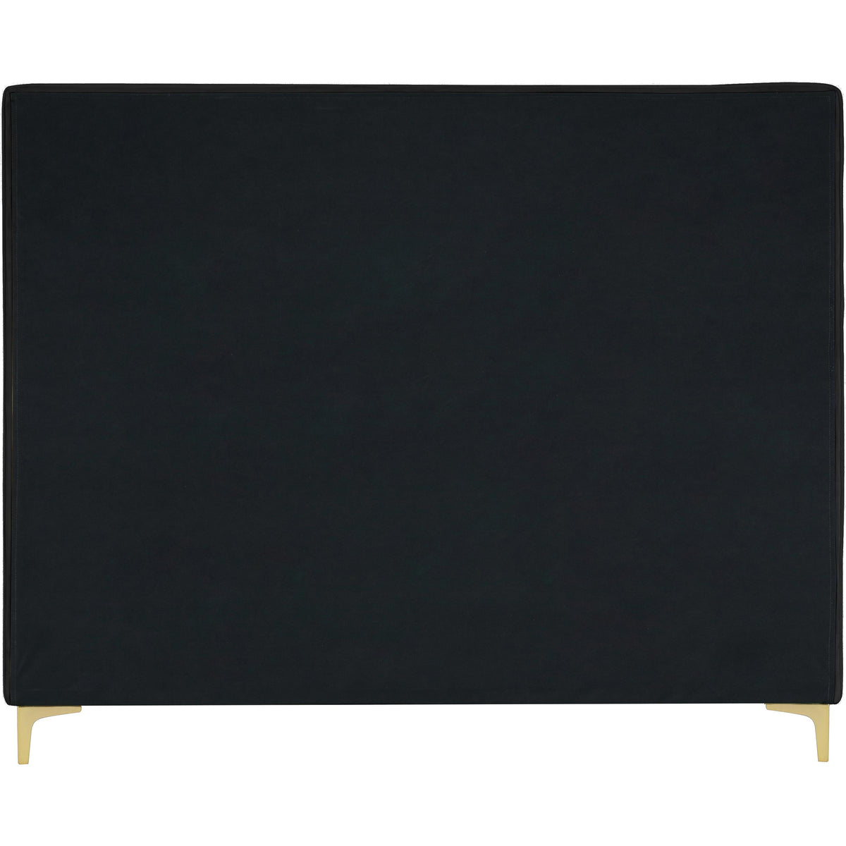Meridian Geri Black Velvet King Bed