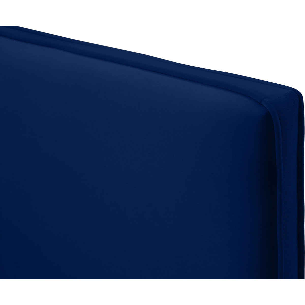 Meridian Geri Navy Velvet King Bed