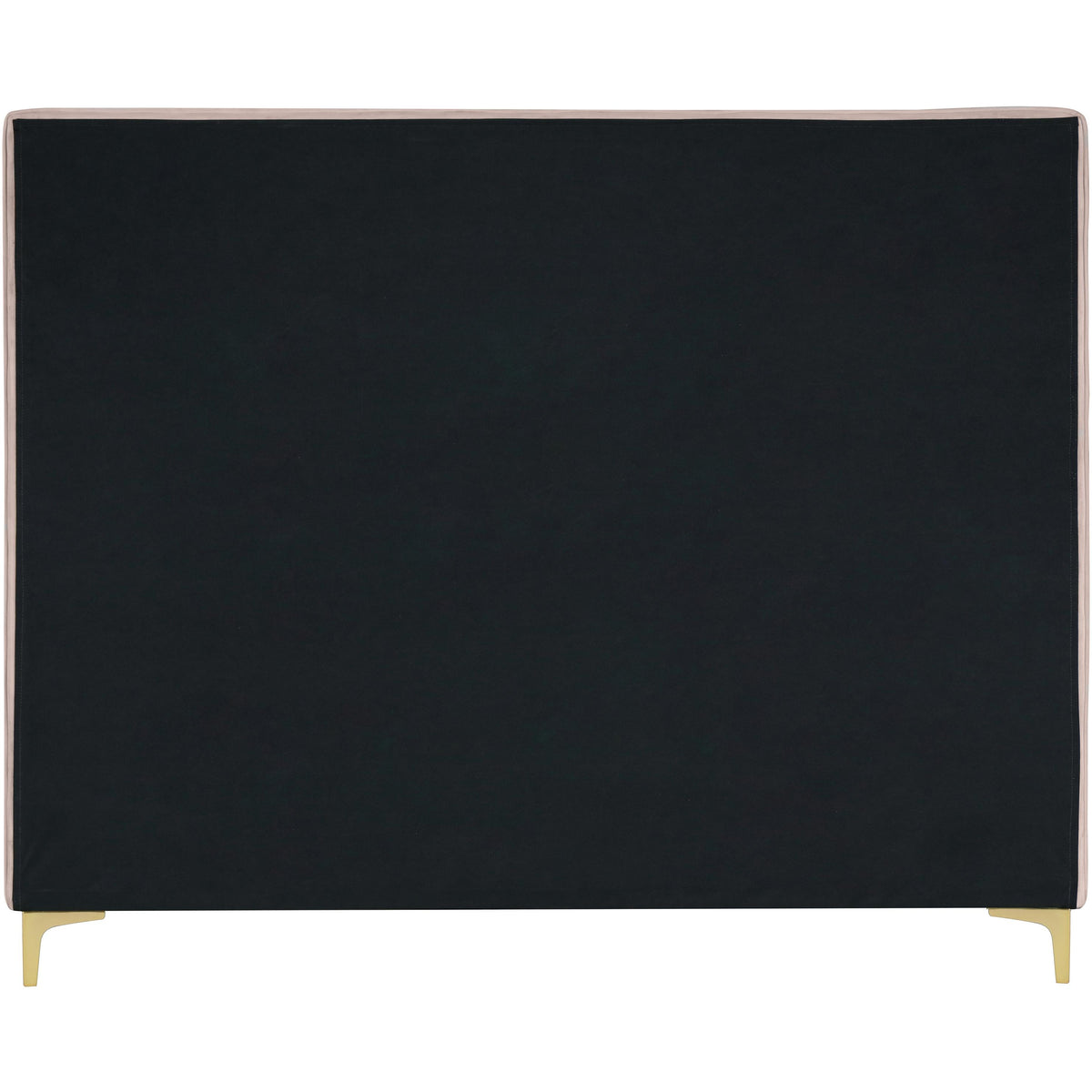 Meridian Geri Pink Velvet King Bed