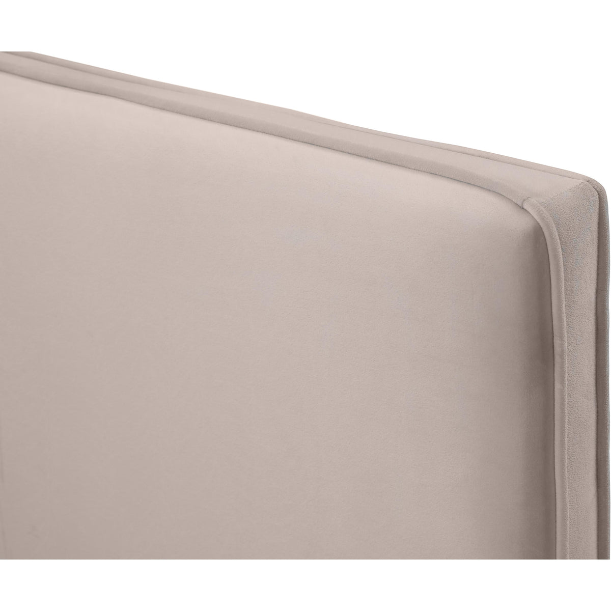 Meridian Geri Pink Velvet Twin Bed