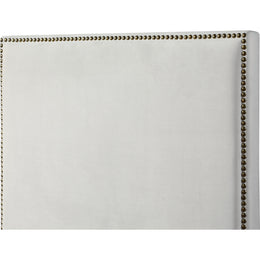 Meridian Harlie Cream Velvet Full Bed