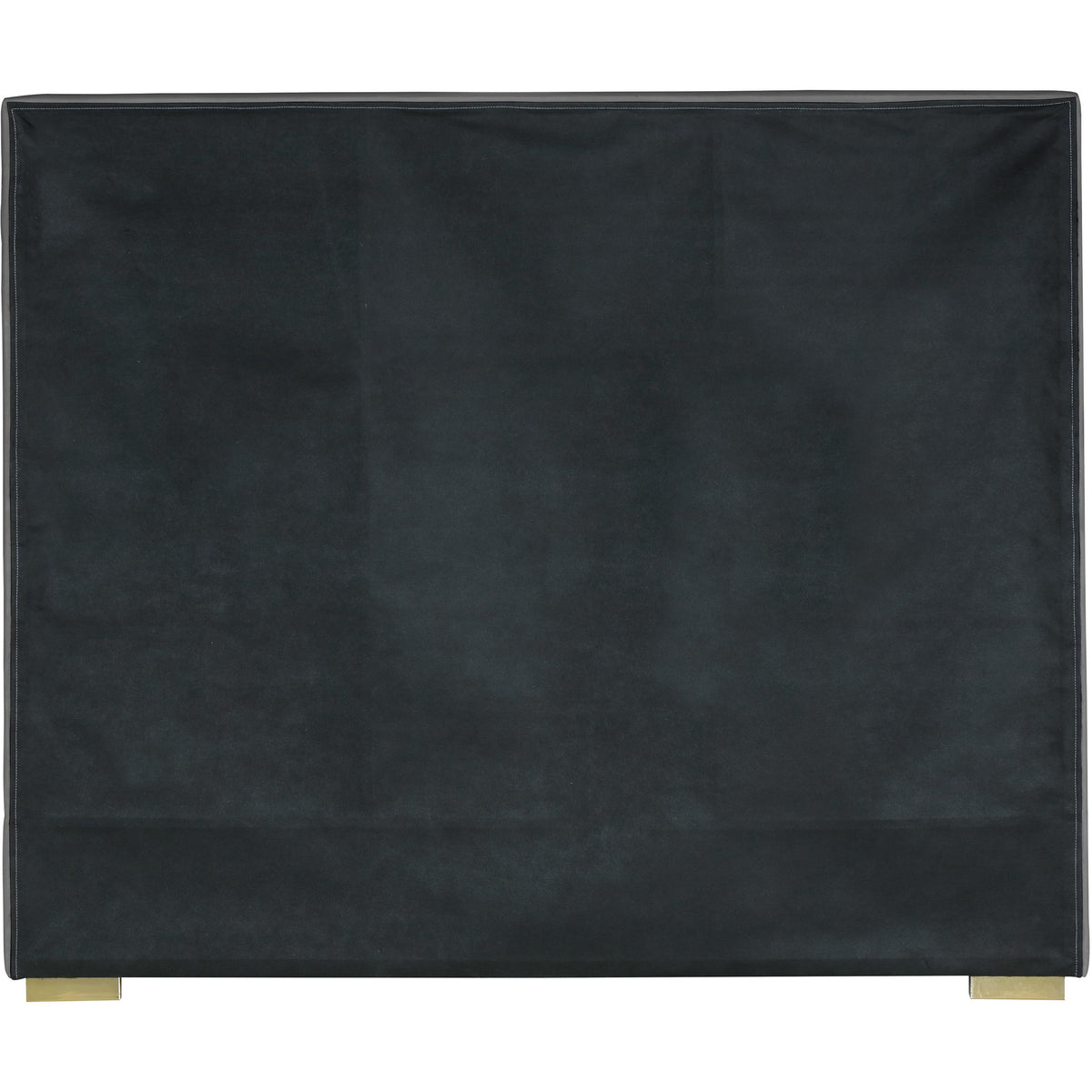 Meridian Nora Grey Velvet Full Bed