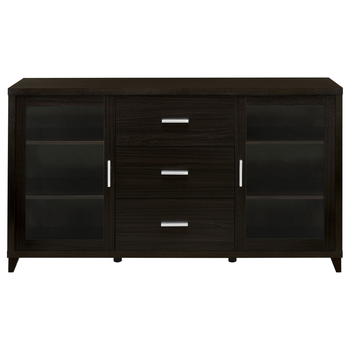 Lewes 2-door Engineered Wood 60-inch TV Stand Cappuccino
