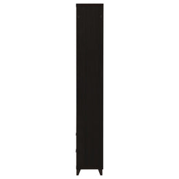 Laughlin 3-shelf Engineered Wood Media Tower Dark Pine