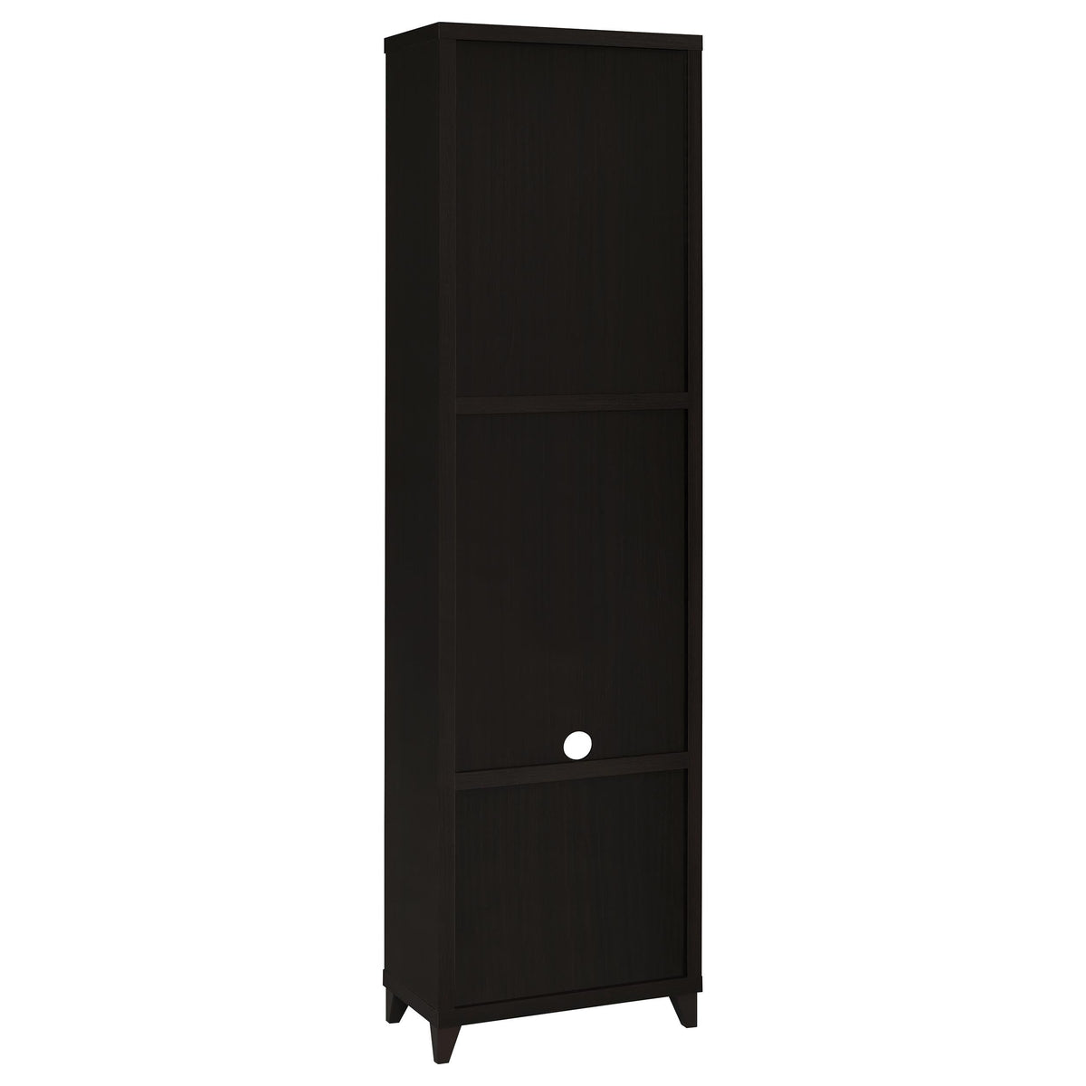Laughlin 3-shelf Engineered Wood Media Tower Dark Pine