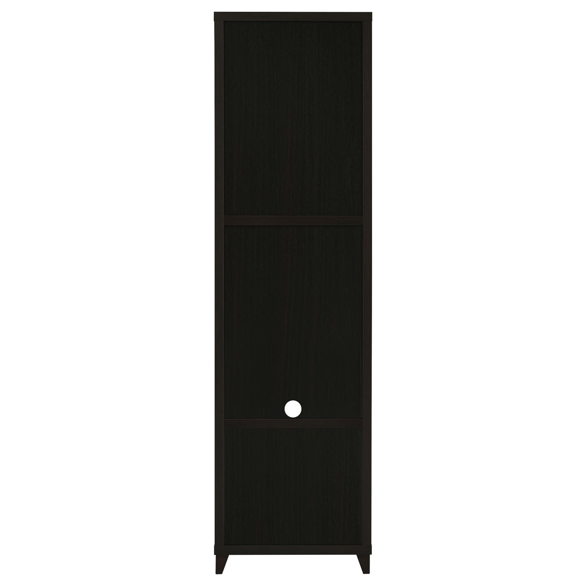 Laughlin 3-shelf Engineered Wood Media Tower Dark Pine