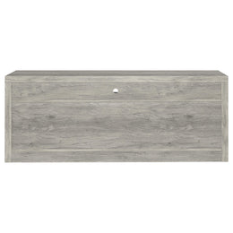 Burke 2-door Engineered Wood TV Stand Grey Driftwood