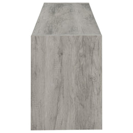 Burke 2-door Engineered Wood TV Stand Grey Driftwood