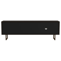Marsden 2-door Mango Wood 70-inch TV Stand Charcoal Black