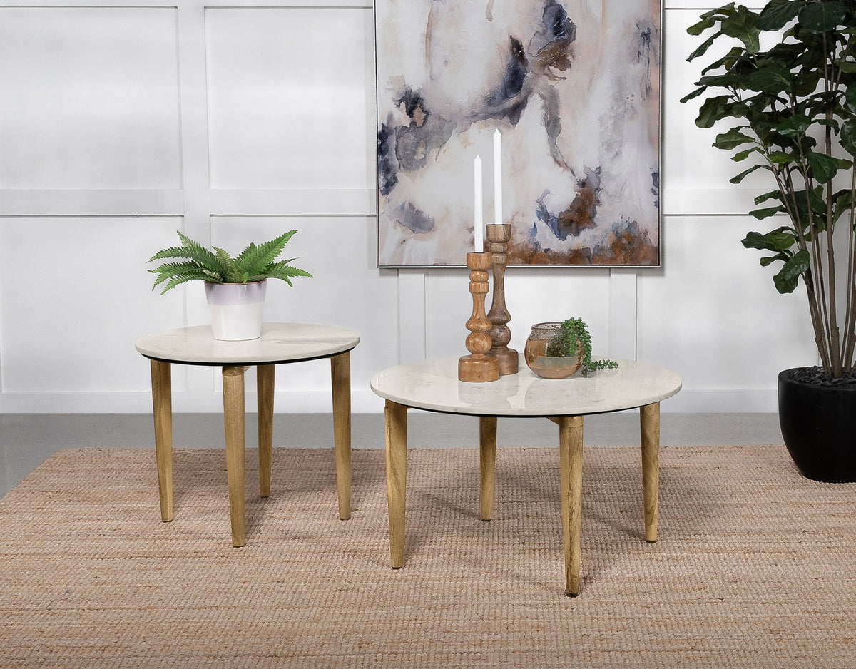 Aldis  Coffee and End Table Set White