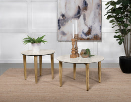 Aldis  Coffee and End Table Set White