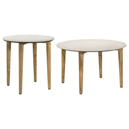 Aldis  Coffee and End Table Set White