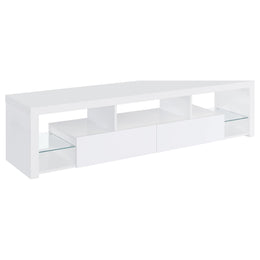 Jude  71-inch TV Entertainment Center White High Gloss