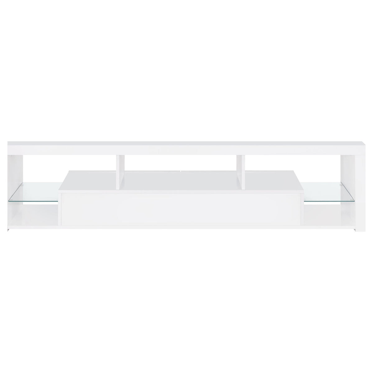 Jude  71-inch TV Entertainment Center White High Gloss