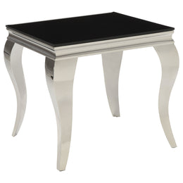 Carone Glass Top Coffee and End Table Set