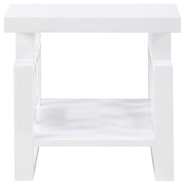 Schmitt  Coffee and End Table Set White High Gloss