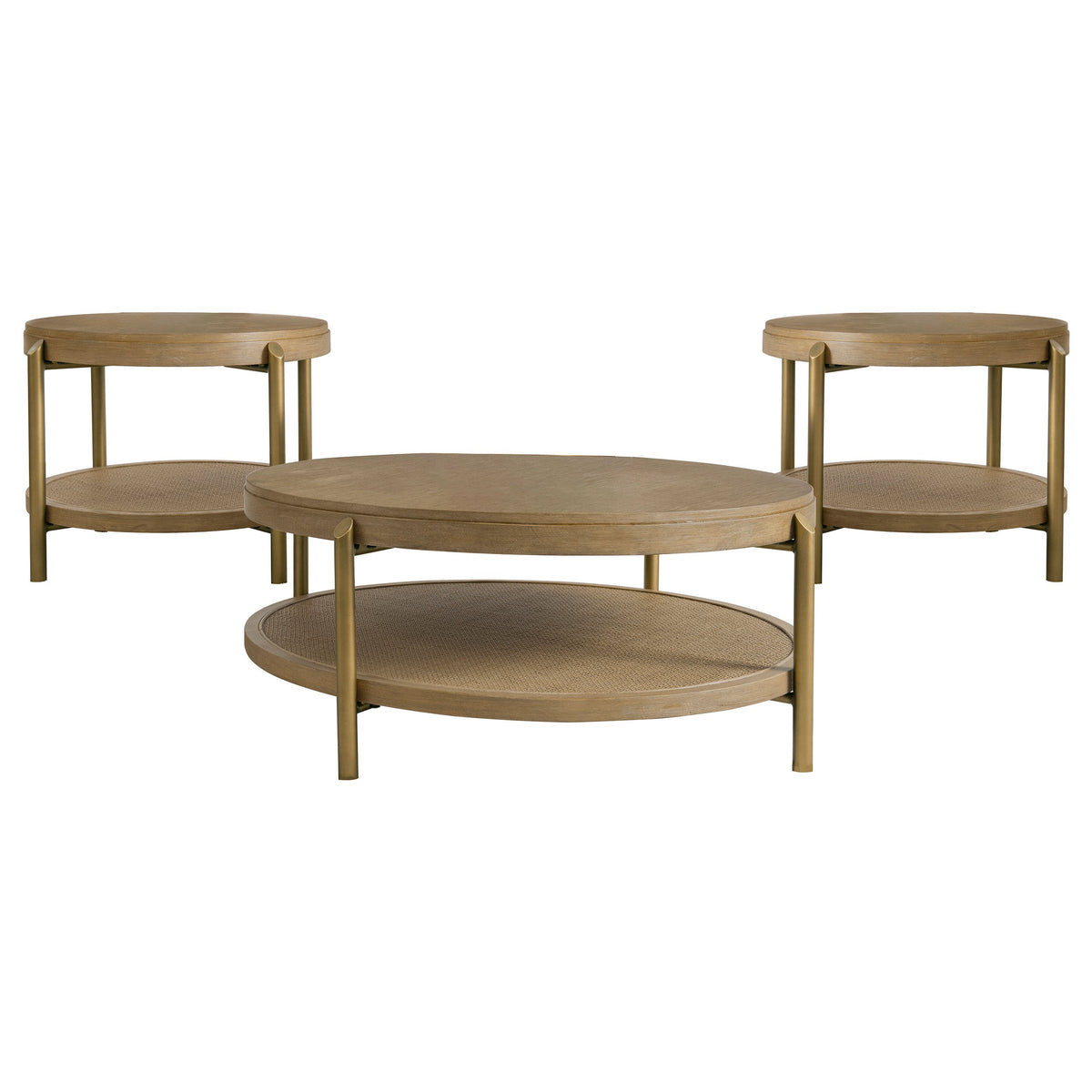 Arini Round Coffee and End Table Set
