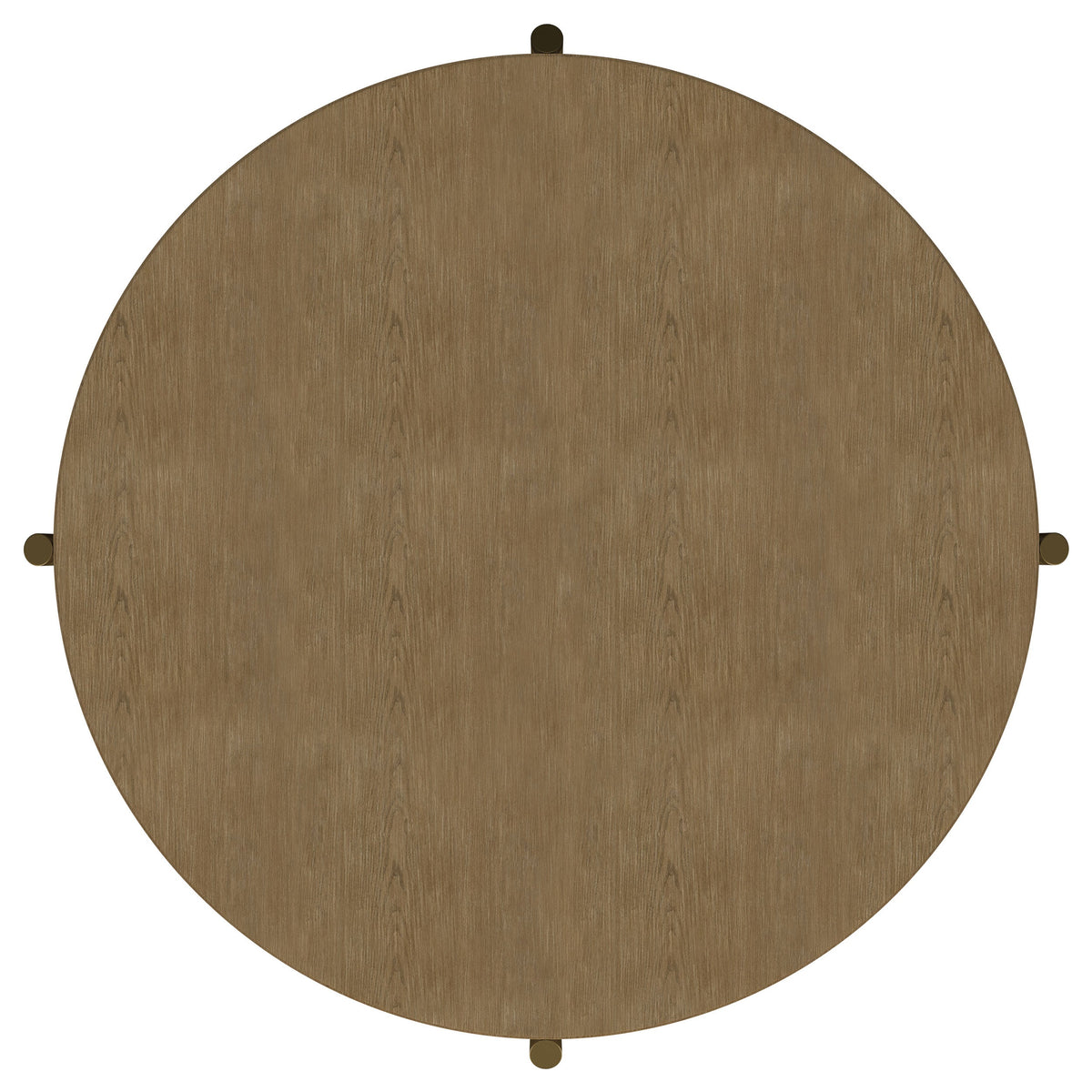 Arini Round Coffee Table With Storage Shelf