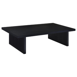 Max  Rectangular Coffee and End Table Set Black