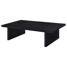 Max  Rectangular Coffee and End Table Set Black